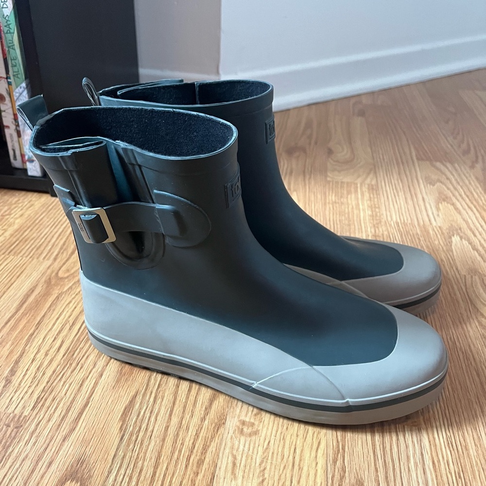 Dark Gray Totes Rain Boots